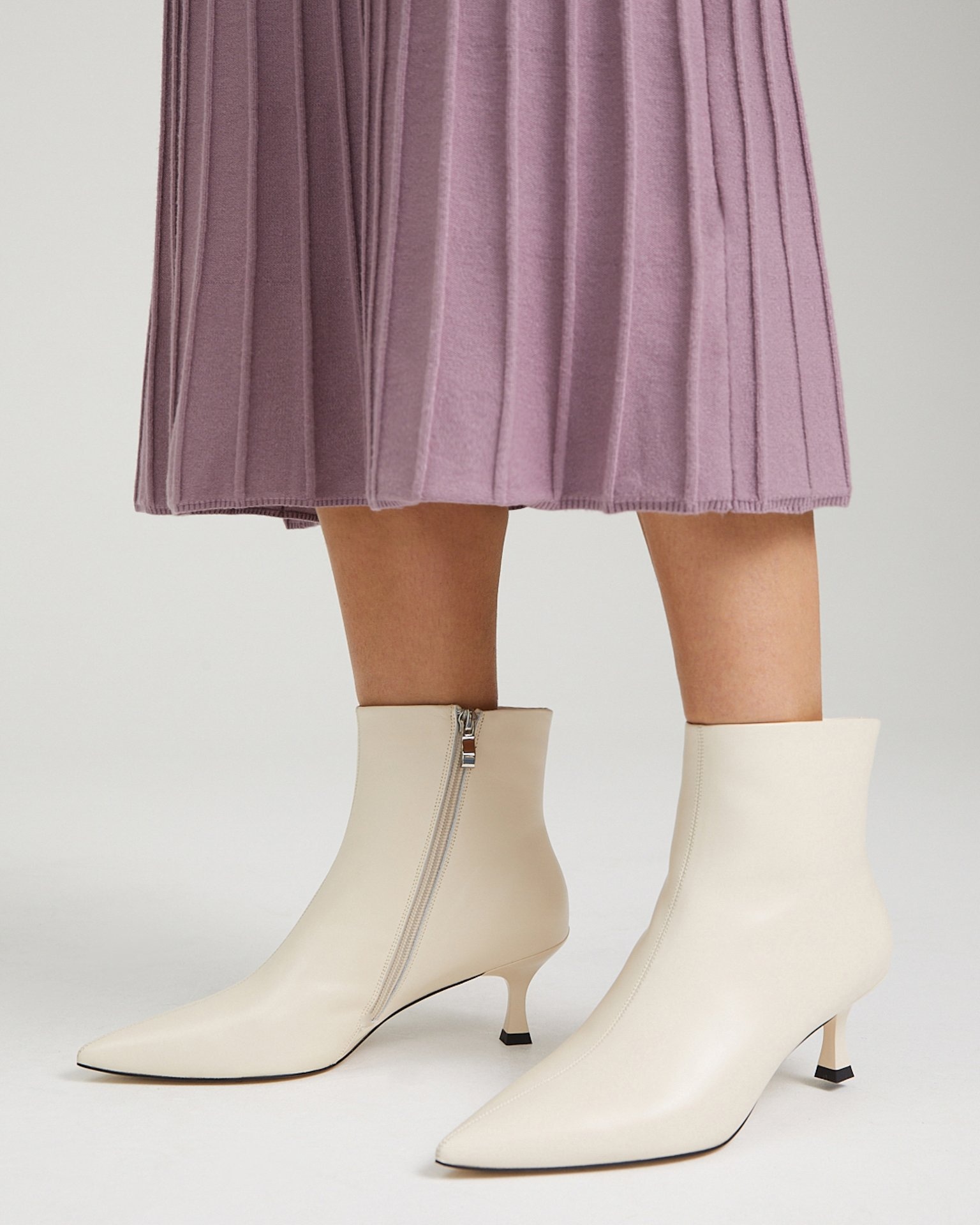 Ботильоны из натуральной кожи