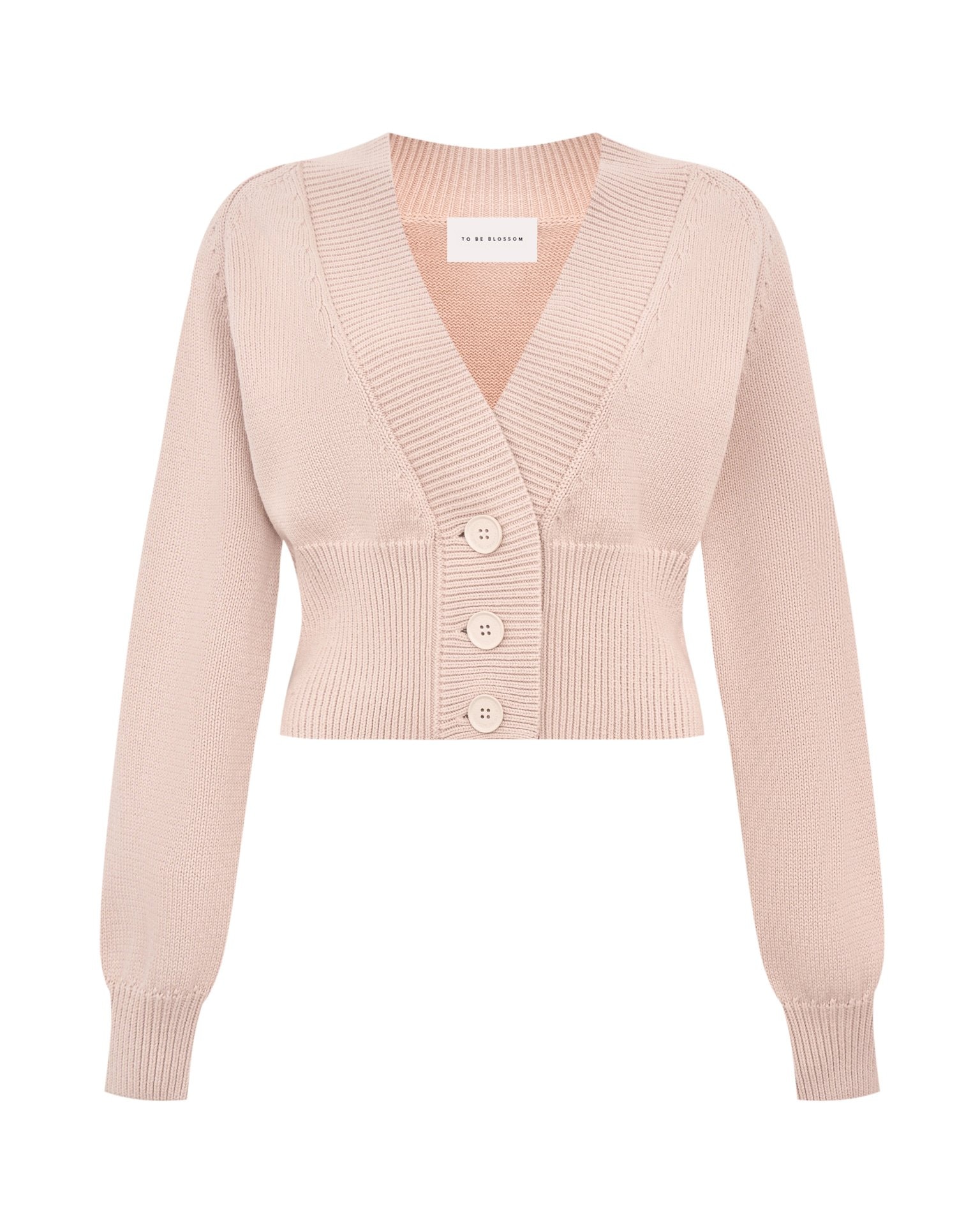 Кардиган с V-образным вырезом