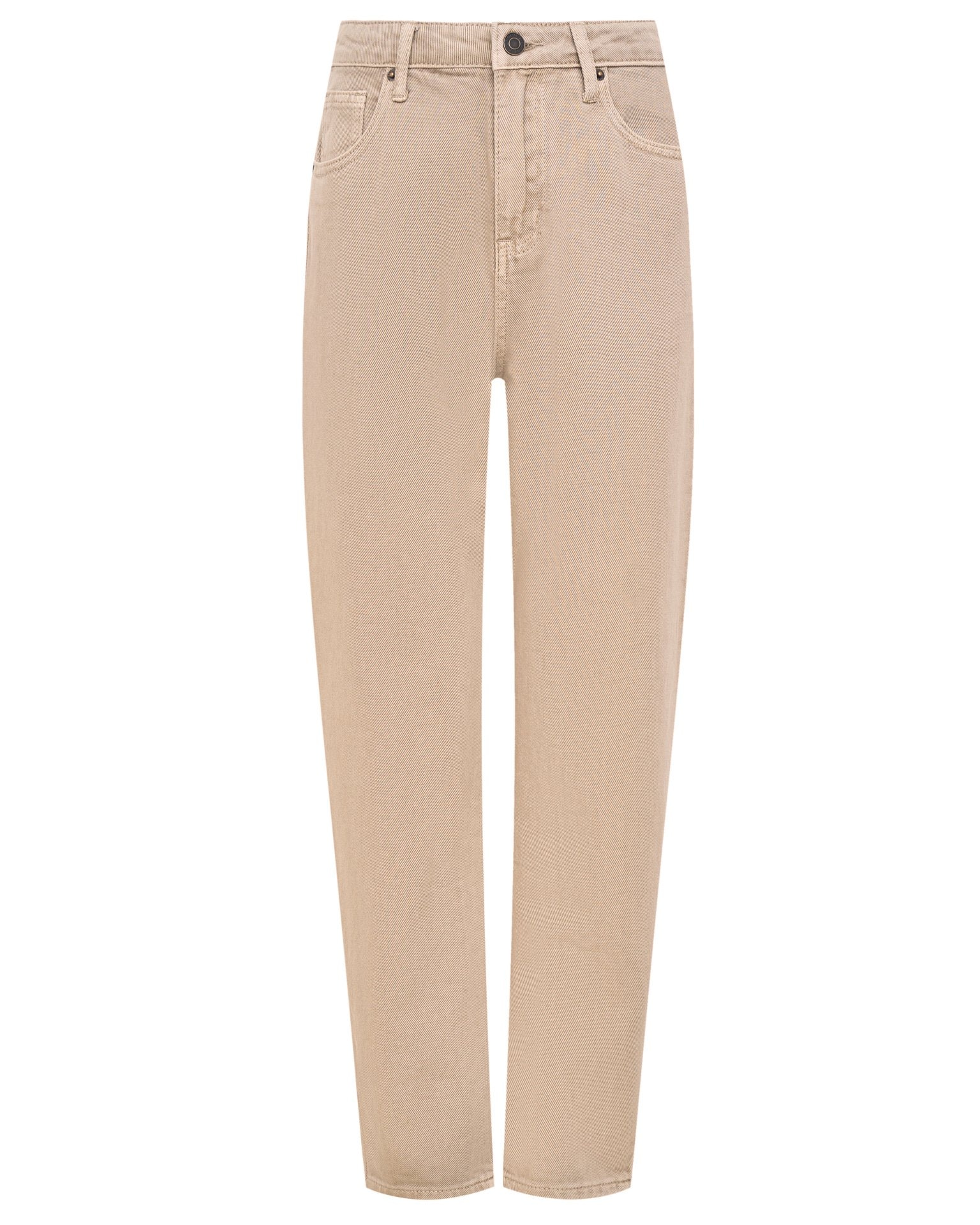 Бежевые джинсы-mom