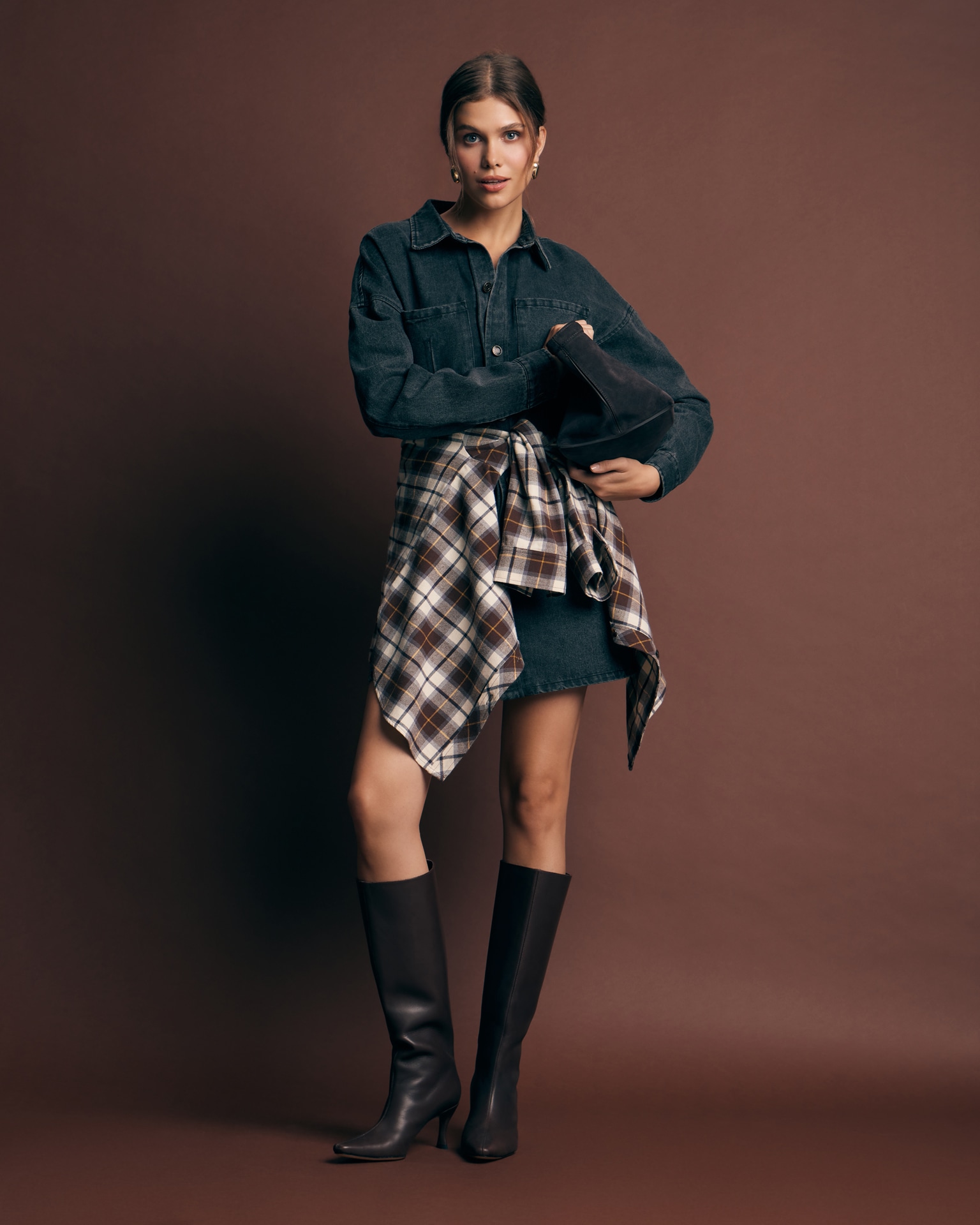 Джинсовое платье